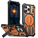 隱藏金屬支架磁吸防震手機殼，適用於 iPhone 17 Pro Max、iPhone 17 Pro、iPhone 17、iPhone Air、iPhone 16 Pro Max、iPhone 16 Pro、iPhone 16 Plus、iPhone 16