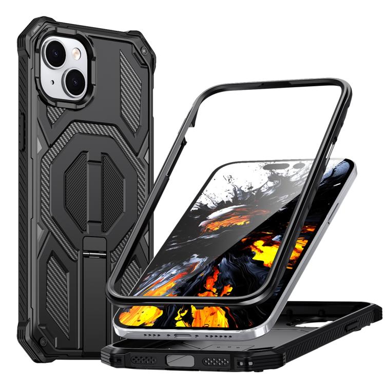 隱藏金屬支架磁吸防震手機殼，適用於 iPhone 15 Pro Max，iPhone 15 Pro，iPhone 15 Plus / 14 Plus，iPhone 15，iPhone 14 / 13，iPhone 14 Pro，iPhone 14 Pro Max，iPhone 13 Pro Max