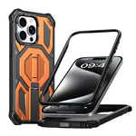 隱藏金屬支架磁吸防震手機殼，適用於 iPhone 15 Pro Max，iPhone 15 Pro，iPhone 15 Plus / 14 Plus，iPhone 15，iPhone 14 / 13，iPhone 14 Pro，iPhone 14 Pro Max，iPhone 13 Pro Max