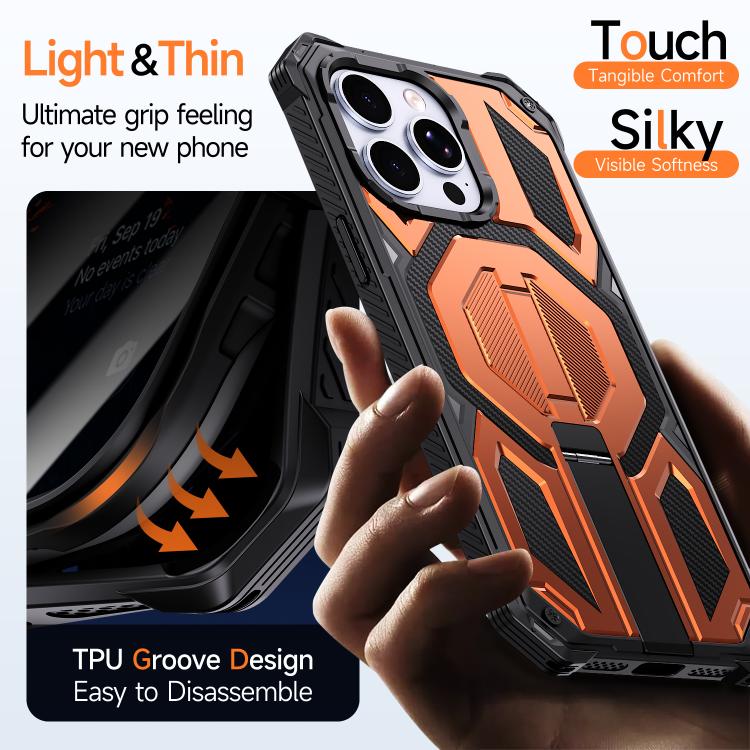 隱藏金屬支架磁吸防震手機殼，適用於 iPhone 15 Pro Max，iPhone 15 Pro，iPhone 15 Plus / 14 Plus，iPhone 15，iPhone 14 / 13，iPhone 14 Pro，iPhone 14 Pro Max，iPhone 13 Pro Max