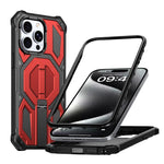 隱藏金屬支架磁吸防震手機殼，適用於 iPhone 15 Pro Max，iPhone 15 Pro，iPhone 15 Plus / 14 Plus，iPhone 15，iPhone 14 / 13，iPhone 14 Pro，iPhone 14 Pro Max，iPhone 13 Pro Max