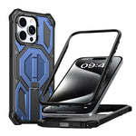 隱藏金屬支架磁吸防震手機殼，適用於 iPhone 15 Pro Max，iPhone 15 Pro，iPhone 15 Plus / 14 Plus，iPhone 15，iPhone 14 / 13，iPhone 14 Pro，iPhone 14 Pro Max，iPhone 13 Pro Max