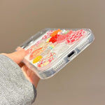 環氧樹脂3D圖案壓克力透明手機殼，適用於iPhone 13 Pro Max、iPhone 13 Pro、iPhone 13、iPhone 12、iPhone 12 Pro Max、iPhone 12 Pro、iPhone 11