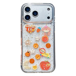 環氧樹脂3D圖案壓克力透明手機殼，適用於iPhone 13 Pro Max、iPhone 13 Pro、iPhone 13、iPhone 12、iPhone 12 Pro Max、iPhone 12 Pro、iPhone 11