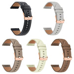 xDfind 玫瑰金扣黑鯊細紋素皮錶帶，適用於 Apple Watch 42 / 44 / 45 / 46 / 49mm，適用於 Apple Watch 38 / 40 / 41 / S11 42mm