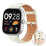 xDfind Rose Gold Buckle Black Shark Fine Grain Vegan Leather Watch Band, For Xiaomi Band 10 Pro / 9 Pro / Redmi Watch 6, For Redmi Watch 3 Active / Watch 3 Lite, For Redmi Watch 3