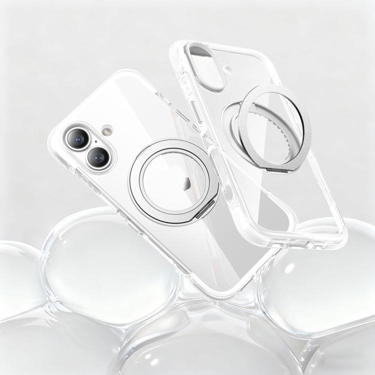 真空氣囊 TPU + 壓克力 360 度旋轉支架磁吸防震手機殼，適用於 iPhone 17 Pro Max、iPhone 17 Pro、iPhone 17