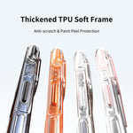 真空氣囊 TPU + 壓克力 360 度旋轉支架磁吸防震手機殼，適用於 iPhone 17 Pro Max、iPhone 17 Pro、iPhone 17