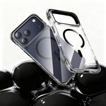 真空氣囊 TPU + 壓克力磁吸防震手機殼，適用於 iPhone 17 Pro Max、iPhone 17 Pro、iPhone 17