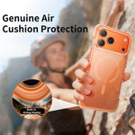 真空氣囊 TPU + 壓克力磁吸防震手機殼，適用於 iPhone 17 Pro Max、iPhone 17 Pro、iPhone 17