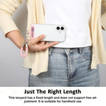 XDcase Anti-Lost Phone Wrist Lanyard with Metal Buckle & Gasket, Length: 10.6cm