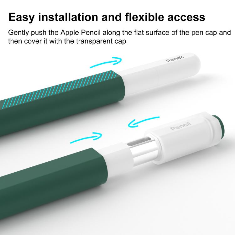 XDcase 果凍可拆式筆帽矽膠觸控筆套，適用於 Apple Pencil USB-C / 3