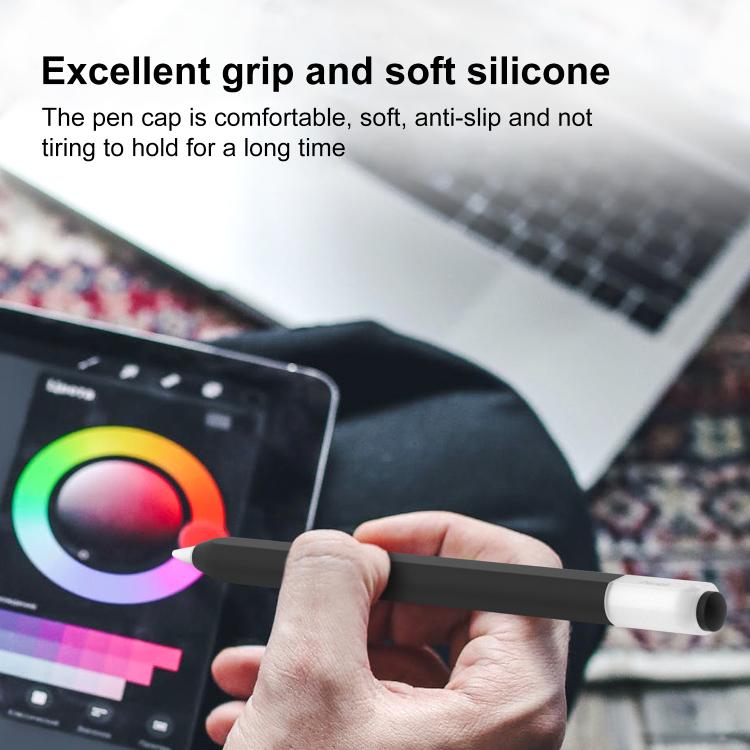 XDcase 果凍可拆式筆帽矽膠觸控筆套，適用於 Apple Pencil USB-C / 3