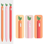XDcase 水果與蔬菜防滑矽膠觸控筆套，適用 Apple Pencil Pro / 2