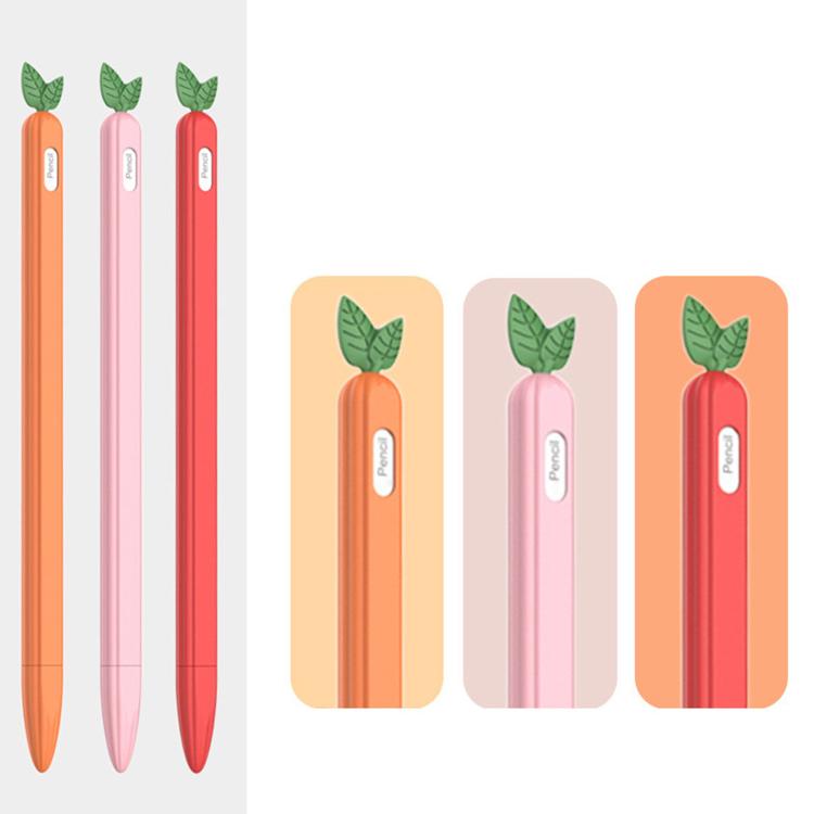 XDcase 水果與蔬菜防滑矽膠觸控筆套，適用 Apple Pencil Pro / 2