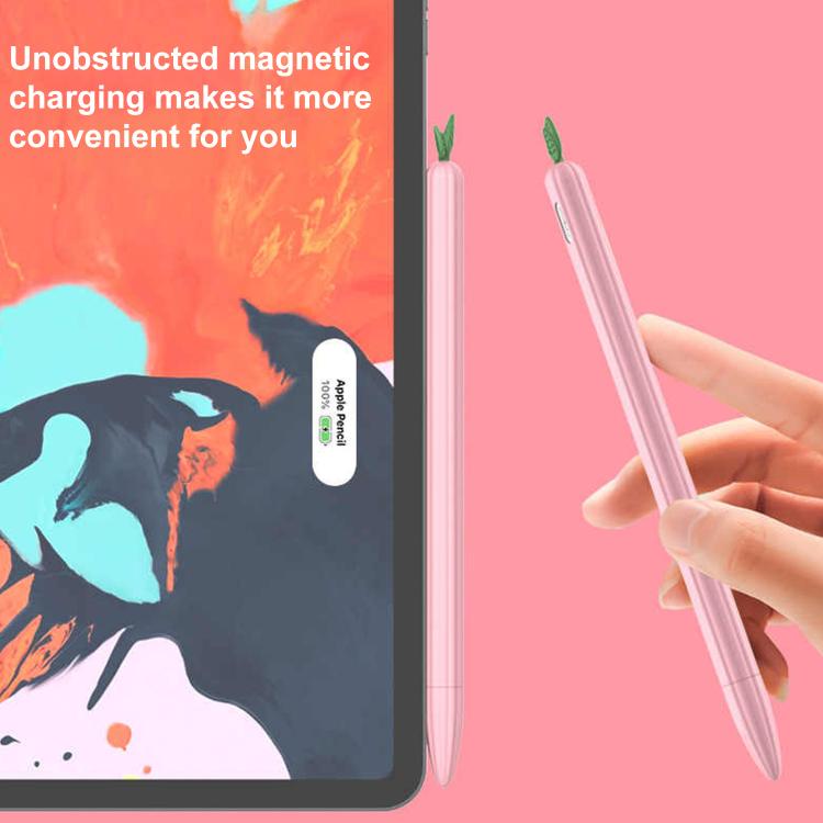 XDcase 水果與蔬菜防滑矽膠觸控筆套，適用 Apple Pencil Pro / 2