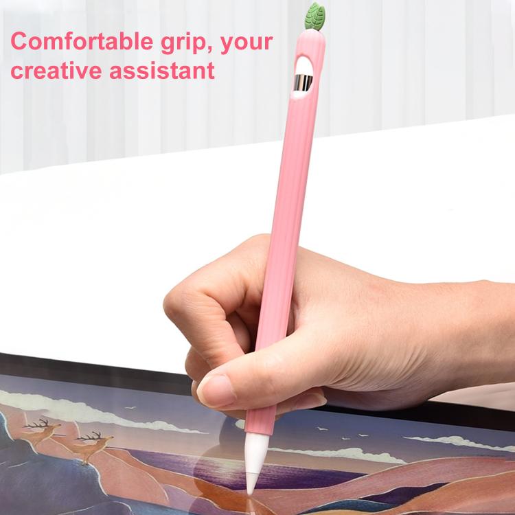 XDcase 水果與蔬菜防滑矽膠觸控筆套，適用 Apple Pencil Pro / 2