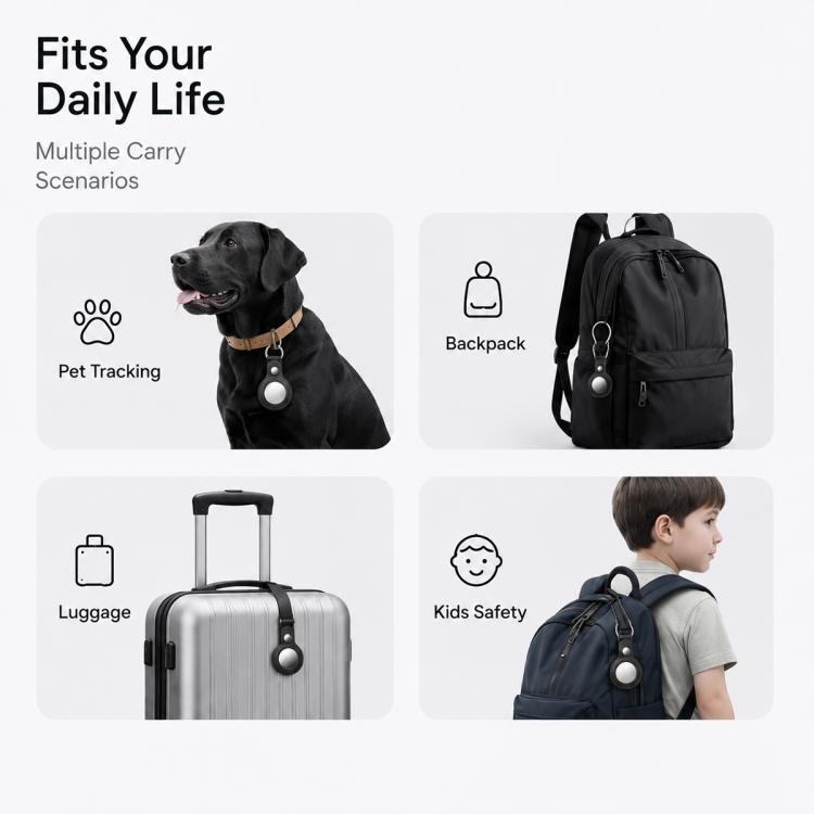 XDcase 素皮保護殼附金屬環，1件（藍色）、1件（棕色）、1件（灰色）、1件（黑色）、1件（紅色）