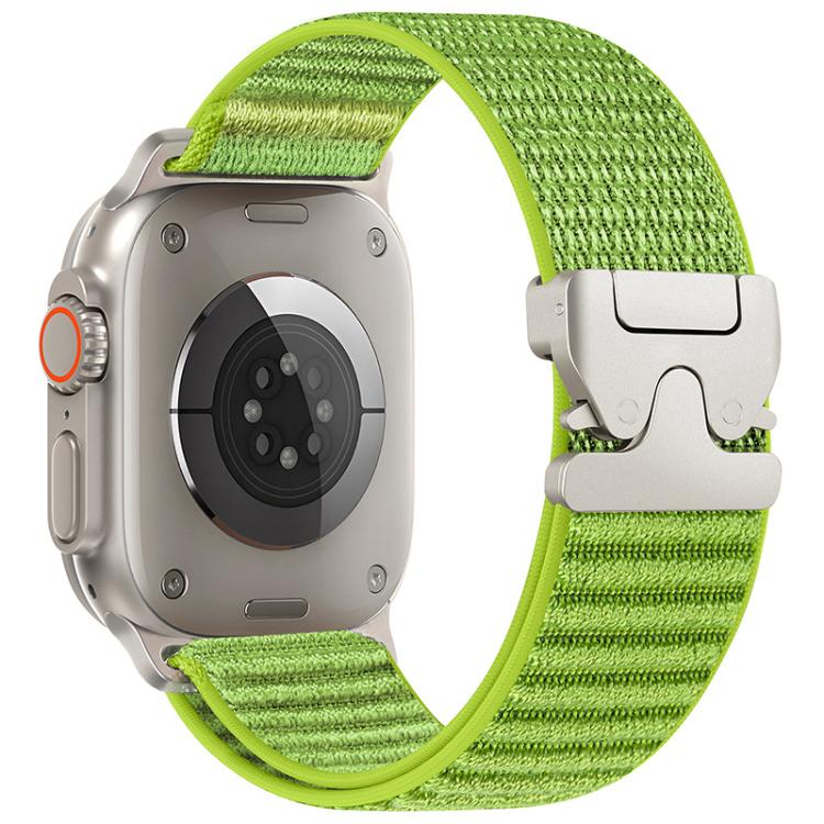 xDfind 降落傘扣山形圖案尼龍錶帶，適用於 Apple Watch 42 / 44 / 45 / 46 / 49mm，適用於 Apple Watch 38 / 40 / 41 / S10 42mm