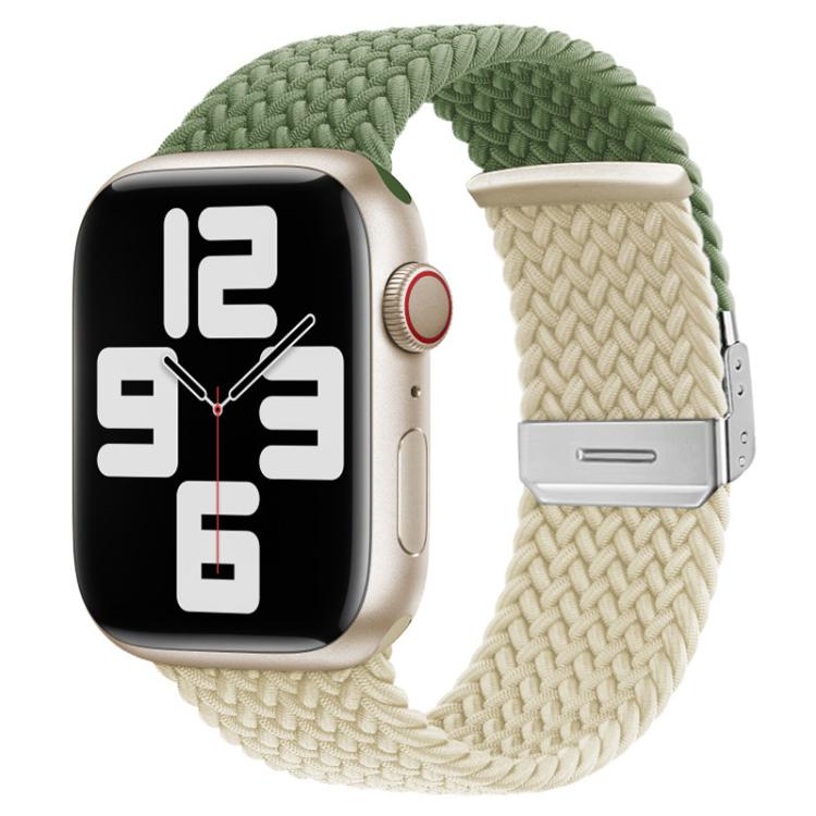 xDfind 扣式縫線編織尼龍錶帶，適用於 Apple Watch 42 / 44 / 45 / 46 / 49mm，適用於 Apple Watch 38 / 40 / 41 / S10 42mm