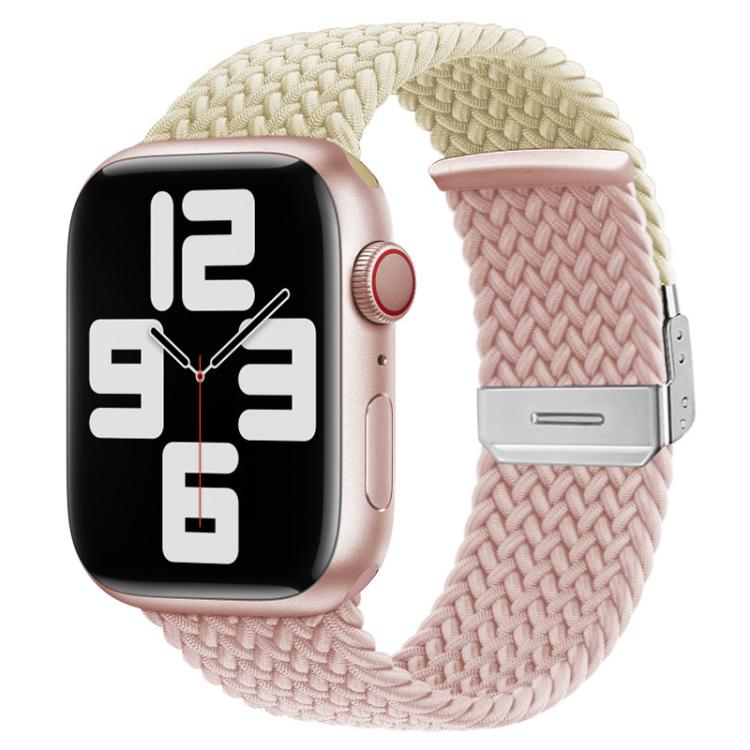 xDfind 扣式縫線編織尼龍錶帶，適用於 Apple Watch 42 / 44 / 45 / 46 / 49mm，適用於 Apple Watch 38 / 40 / 41 / S10 42mm