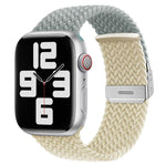 xDfind 扣式縫線編織尼龍錶帶，適用於 Apple Watch 42 / 44 / 45 / 46 / 49mm，適用於 Apple Watch 38 / 40 / 41 / S10 42mm