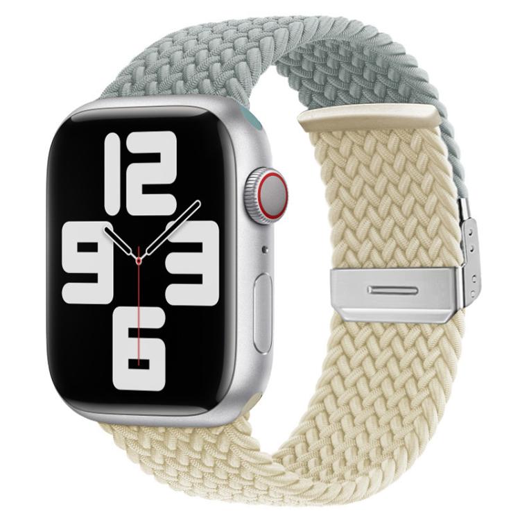 xDfind 扣式縫線編織尼龍錶帶，適用於 Apple Watch 42 / 44 / 45 / 46 / 49mm，適用於 Apple Watch 38 / 40 / 41 / S10 42mm