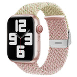 xDfind 扣式縫線編織尼龍錶帶，適用於 Apple Watch 42 / 44 / 45 / 46 / 49mm，適用於 Apple Watch 38 / 40 / 41 / S10 42mm