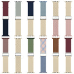 xDfind 扣式縫線編織尼龍錶帶，適用於 Apple Watch 42 / 44 / 45 / 46 / 49mm，適用於 Apple Watch 38 / 40 / 41 / S10 42mm