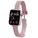 xDfind 小麥穗磁扣不鏽鋼錶帶，適用 Apple Watch 42 / 44 / 45 / 46 / 49mm，適用 Apple Watch 38 / 40 / 41 / S10 42mm