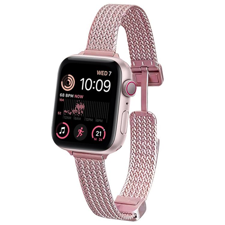 xDfind 小麥穗磁扣不鏽鋼錶帶，適用 Apple Watch 42 / 44 / 45 / 46 / 49mm，適用 Apple Watch 38 / 40 / 41 / S10 42mm
