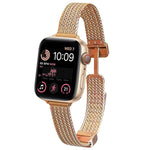 xDfind 小麥穗磁扣不鏽鋼錶帶，適用 Apple Watch 42 / 44 / 45 / 46 / 49mm，適用 Apple Watch 38 / 40 / 41 / S10 42mm