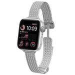 xDfind 小麥穗磁扣不鏽鋼錶帶，適用 Apple Watch 42 / 44 / 45 / 46 / 49mm，適用 Apple Watch 38 / 40 / 41 / S10 42mm