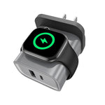 XL-16 3合1 20W USB + Type-C 多功能充電器，支援 Apple Watch 無線充電功能，插頭：美規插頭