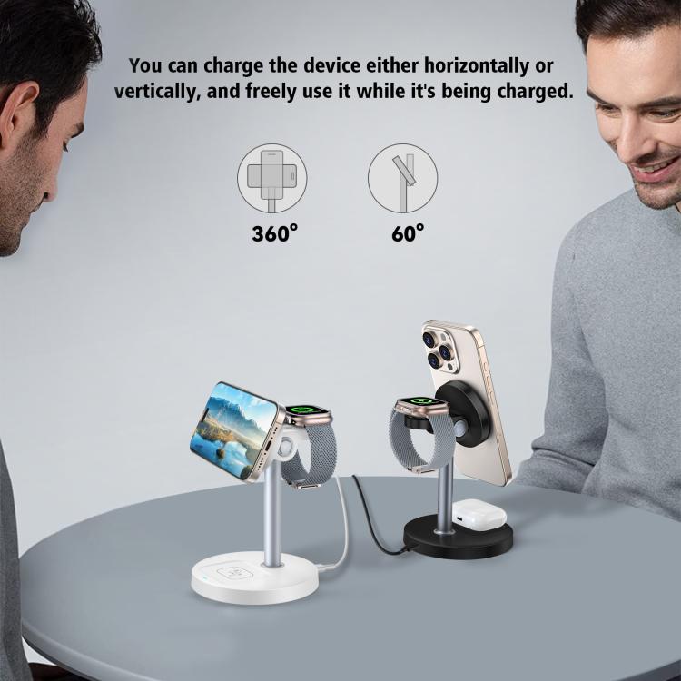 Q11 20W 3 in 1 Multifunctional Magnetic Wireless Charger