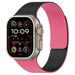 xDfind 拼色荔枝紋磁性矽膠錶帶，適用 Apple Watch 42 / 44 / 45 / 46 / 49mm，適用 Apple Watch 38 / 40 / 41 / S11 42mm