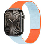 xDfind 拼色荔枝紋磁性矽膠錶帶，適用 Apple Watch 42 / 44 / 45 / 46 / 49mm，適用 Apple Watch 38 / 40 / 41 / S11 42mm