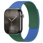xDfind 拼色荔枝紋磁性矽膠錶帶，適用 Apple Watch 42 / 44 / 45 / 46 / 49mm，適用 Apple Watch 38 / 40 / 41 / S11 42mm