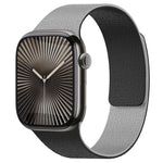 xDfind 拼色荔枝紋磁性矽膠錶帶，適用 Apple Watch 42 / 44 / 45 / 46 / 49mm，適用 Apple Watch 38 / 40 / 41 / S11 42mm