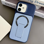 觸感 TPU 混合 PC 磁吸手機殼附支架，適用於 iPhone 17 Pro Max、iPhone 17 Pro、iPhone 17、iPhone 16 Pro Max、iPhone 16 Pro、iPhone 16、iPhone 15 Pro Max、iPhone 15 Pro