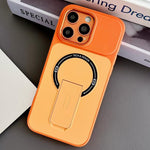 觸感 TPU 混合 PC 磁吸手機殼附支架，適用於 iPhone 17 Pro Max、iPhone 17 Pro、iPhone 17、iPhone 16 Pro Max、iPhone 16 Pro、iPhone 16、iPhone 15 Pro Max、iPhone 15 Pro