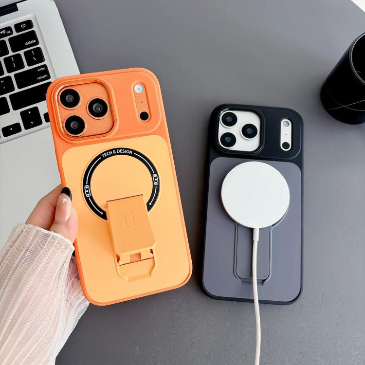 觸感 TPU 混合 PC 磁吸手機殼附支架，適用於 iPhone 17 Pro Max、iPhone 17 Pro、iPhone 17、iPhone 16 Pro Max、iPhone 16 Pro、iPhone 16、iPhone 15 Pro Max、iPhone 15 Pro