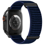 xDfind 兩段式山形圖案尼龍錶帶，適用於 Apple Watch 42 / 44 / 45 / 46 / 49mm，適用於 Apple Watch 38 / 40 / 41 / S11 42mm