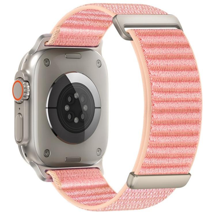xDfind 兩段式山形圖案尼龍錶帶，適用於 Apple Watch 42 / 44 / 45 / 46 / 49mm，適用於 Apple Watch 38 / 40 / 41 / S11 42mm