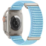 xDfind 兩段式山形圖案尼龍錶帶，適用於 Apple Watch 42 / 44 / 45 / 46 / 49mm，適用於 Apple Watch 38 / 40 / 41 / S11 42mm