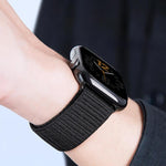 xDfind 兩段式山形圖案尼龍錶帶，適用於 Apple Watch 42 / 44 / 45 / 46 / 49mm，適用於 Apple Watch 38 / 40 / 41 / S11 42mm
