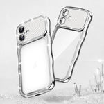 波浪扭曲星鑽防震電鍍 TPU 手機殼，適用於 iPhone 17 Pro Max、iPhone 17 Pro、iPhone 17、iPhone 16 Pro Max、iPhone 16 Pro、iPhone 16