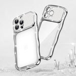 波浪扭曲星鑽防震電鍍 TPU 手機殼，適用於 iPhone 17 Pro Max、iPhone 17 Pro、iPhone 17、iPhone 16 Pro Max、iPhone 16 Pro、iPhone 16