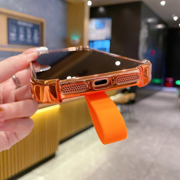 水晶盾環扣TPU + 壓克力磁吸手機殼，適用於iPhone 13