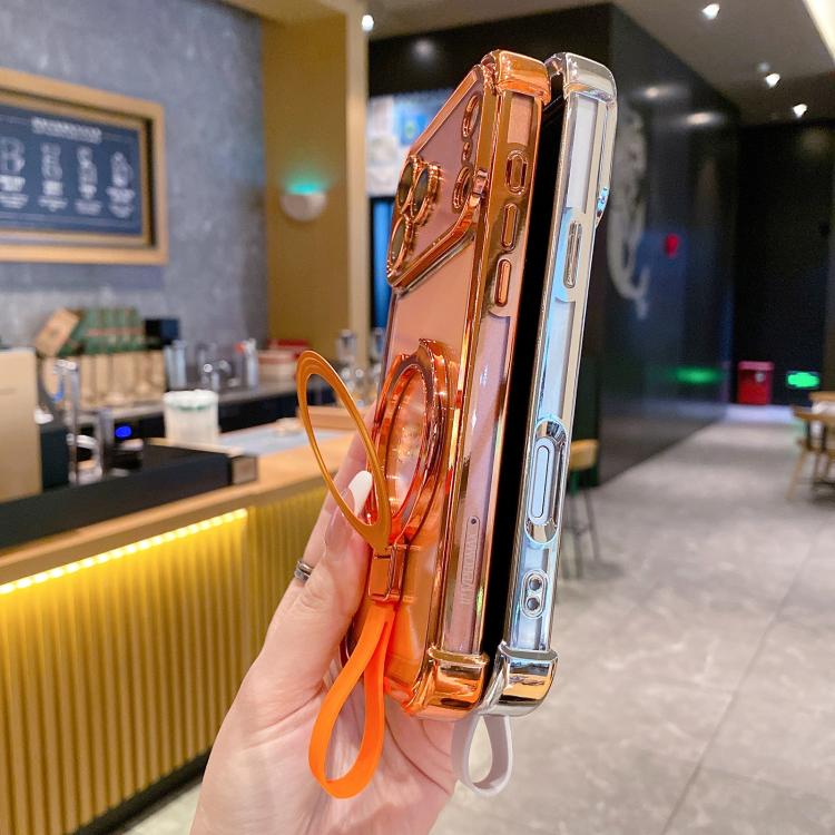 水晶盾指環支架 TPU + 壓克力磁吸手機殼，適用於 iPhone 14 Plus、iPhone 14、iPhone 14 Pro、iPhone 14 Pro Max、iPhone 13 Pro Max、iPhone 13 Pro